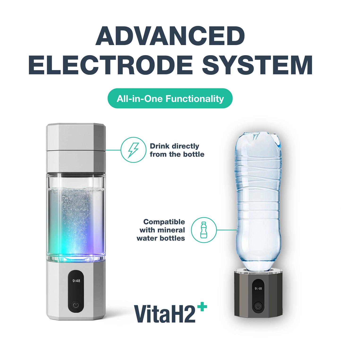 Hydrogen Water Bottle - PRO Version