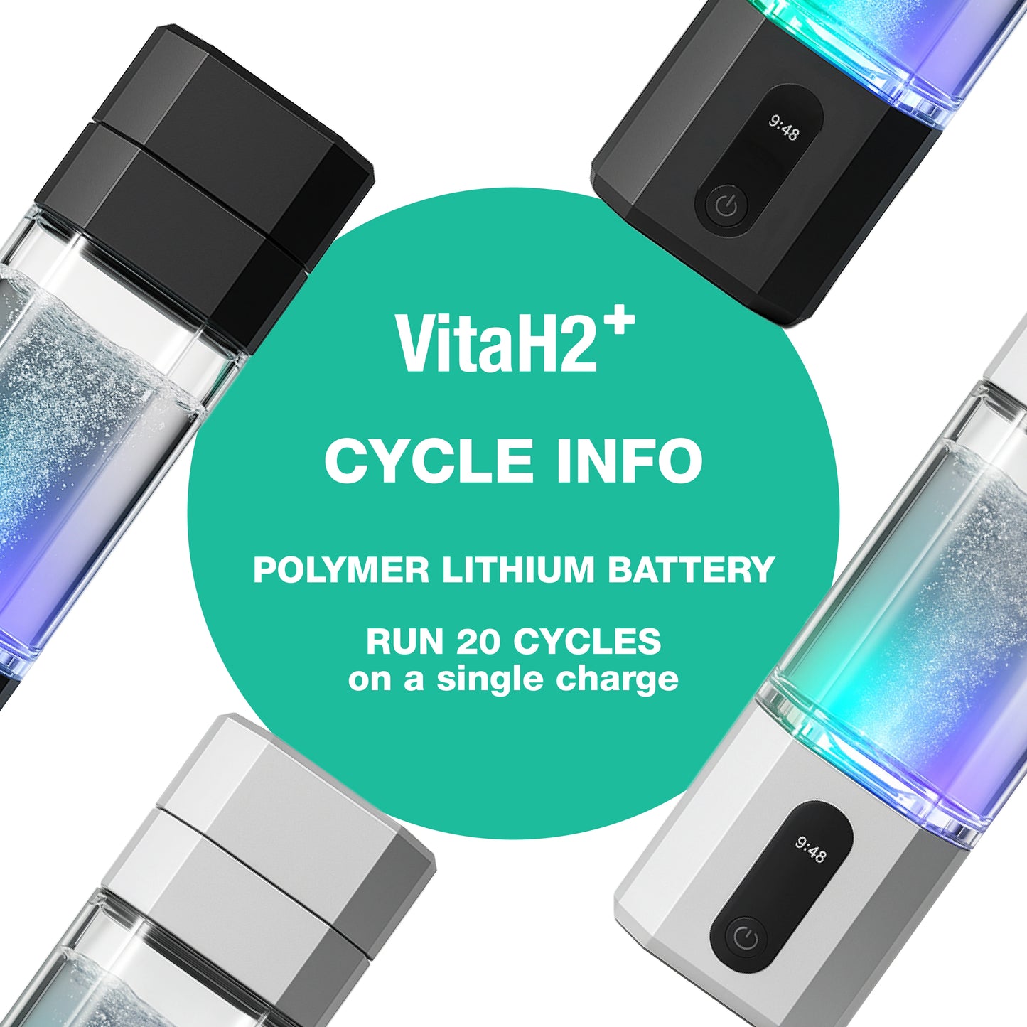 Hydrogen Water Bottle - PRO Version